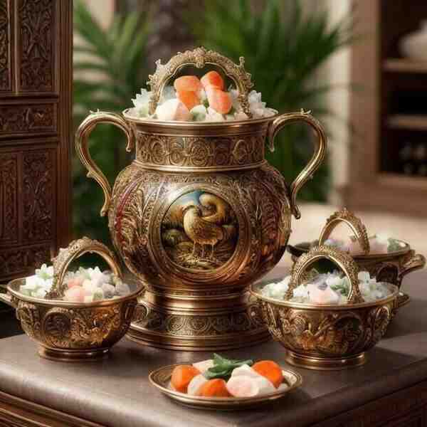 Американский суп с диким рисом и курицей